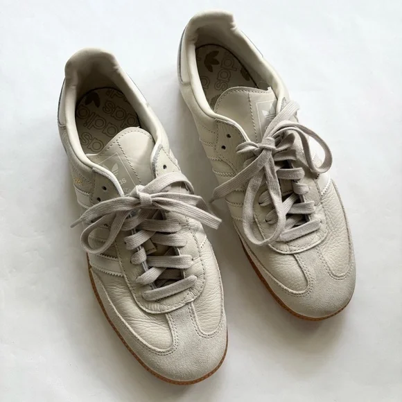 adidas Samba OG Sneakers in Beige/White - Picture 4 of 7